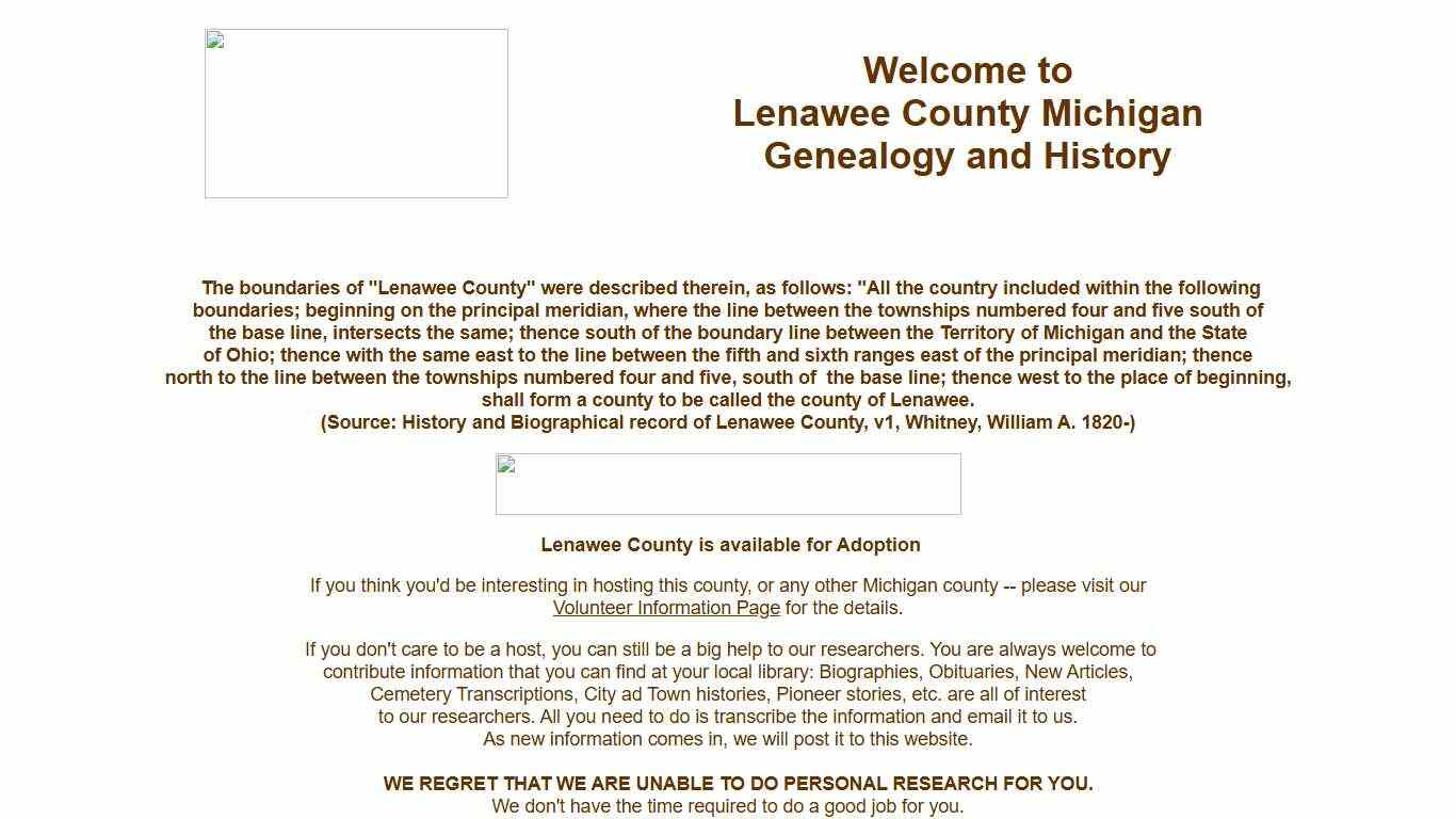 Lenawee County Michigan